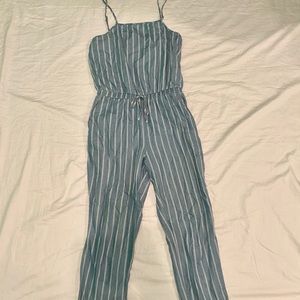 Striped jumpsuit